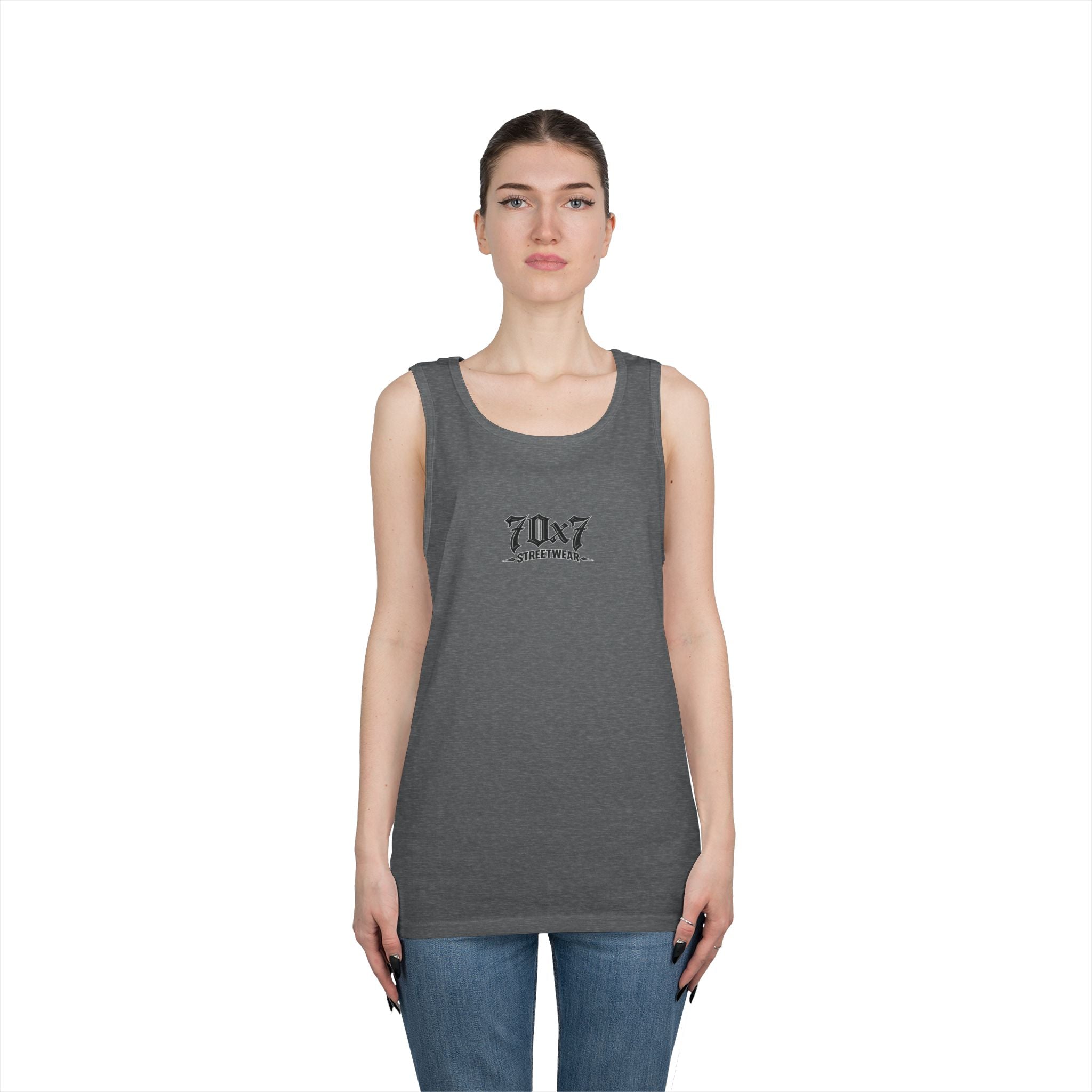 Tank Top — 70x7 Cross Graphic Christian Faith Tank