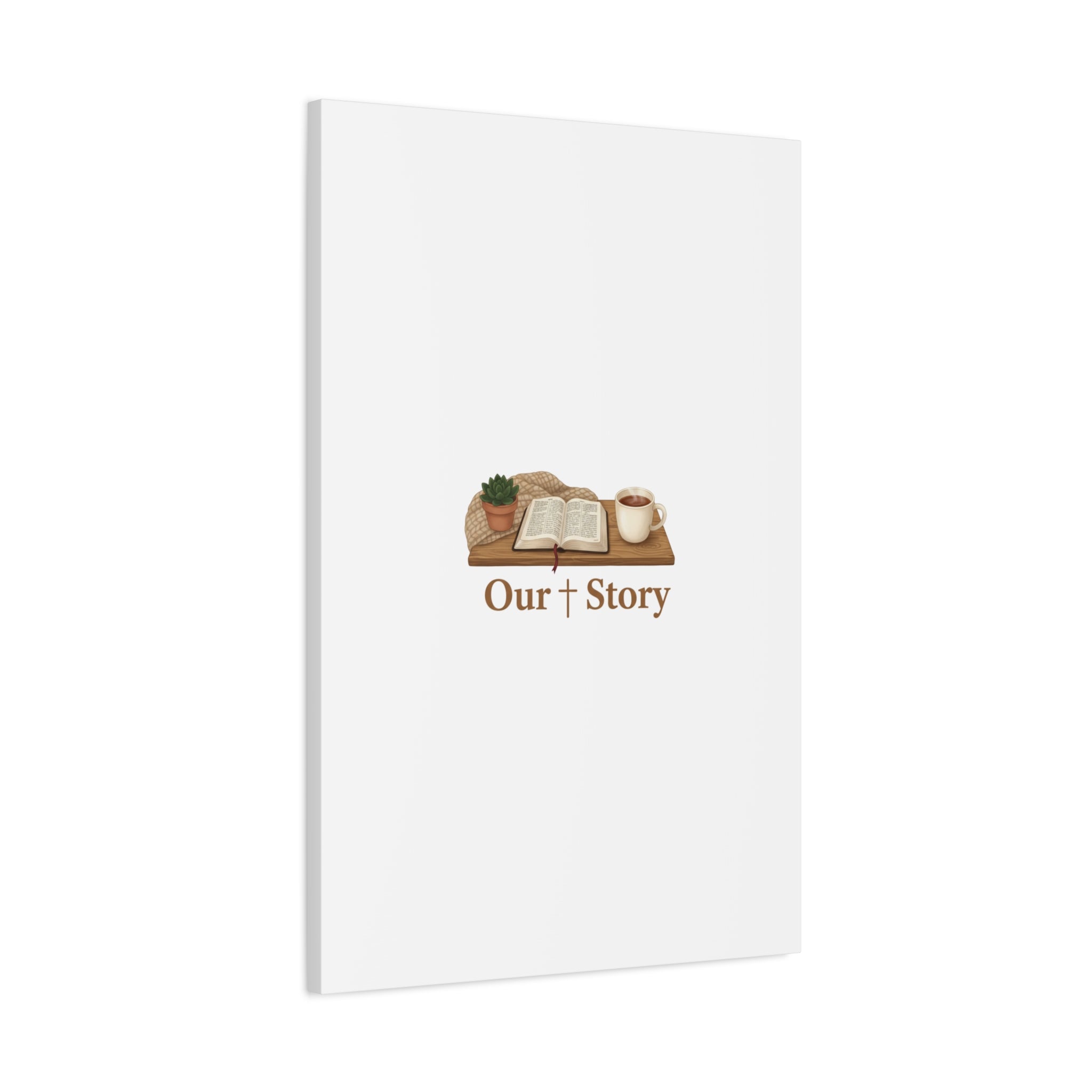 Our Story Canvas | Cozy Reading Aesthetic, Bookish Home Decor