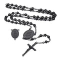 Black Rosary Necklace