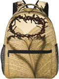 Christian Backpacks Jesus Cross Laptop Bookbag 