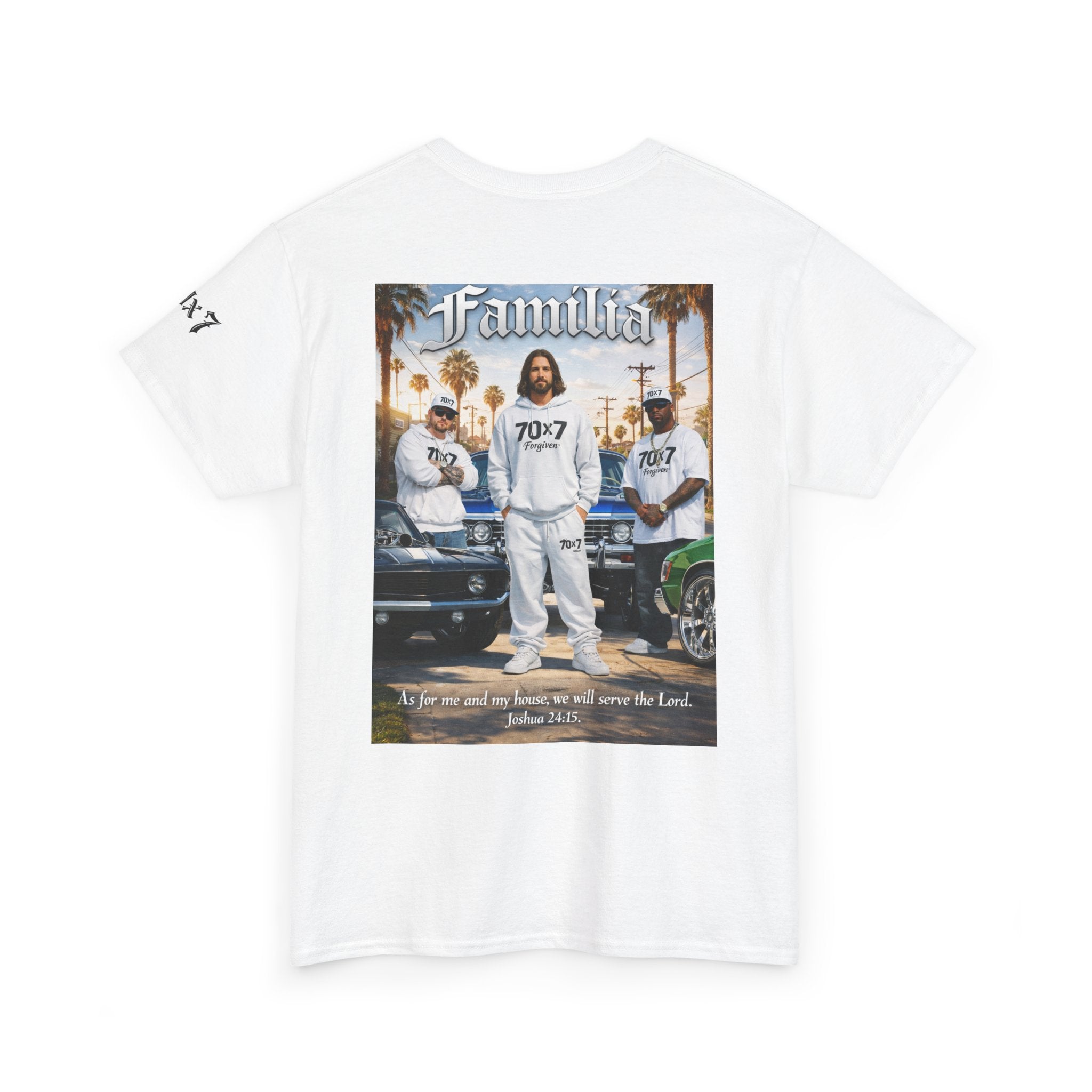 70x7 Streetwear Familia Tee — Christian Urban Crew T-Shirt