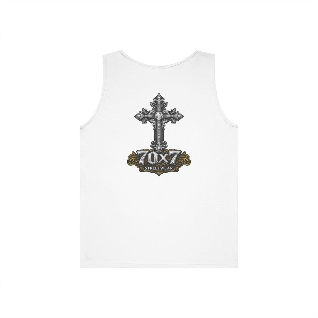 Tank Top — 70x7 Cross Graphic Christian Faith Tank