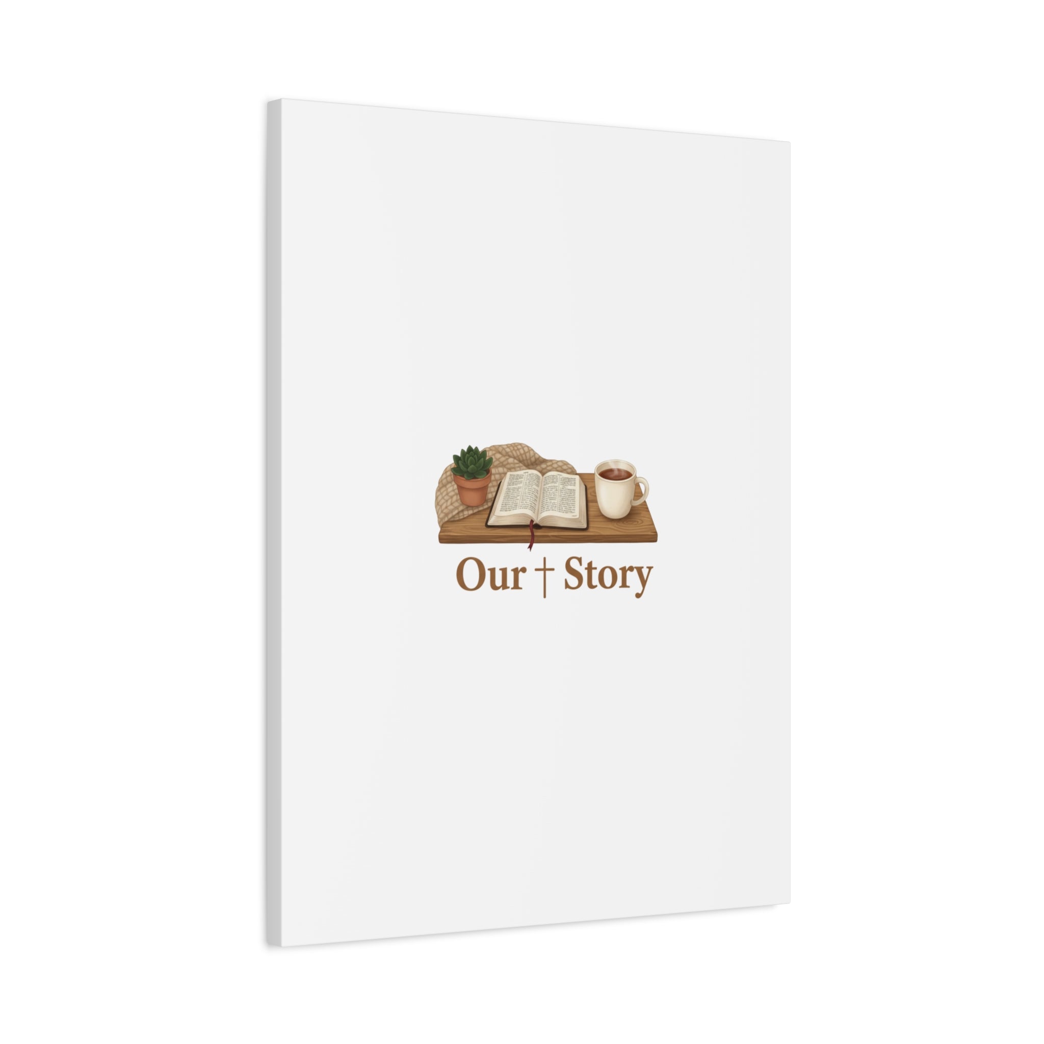 Our Story Canvas | Cozy Reading Aesthetic, Bookish Home Decor