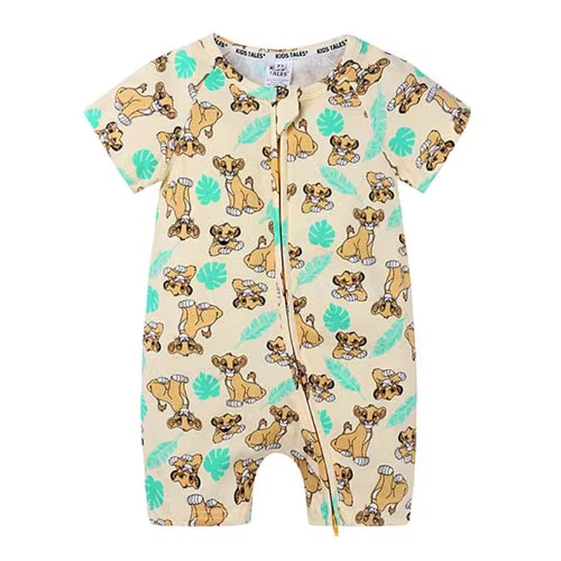 Unisex Newborn Baby Rompers Cotton Baby Boy Clothes Infant Jumpsuits Summer Bebe Clothes Short Sleeve Baby Girls Rompers Summer