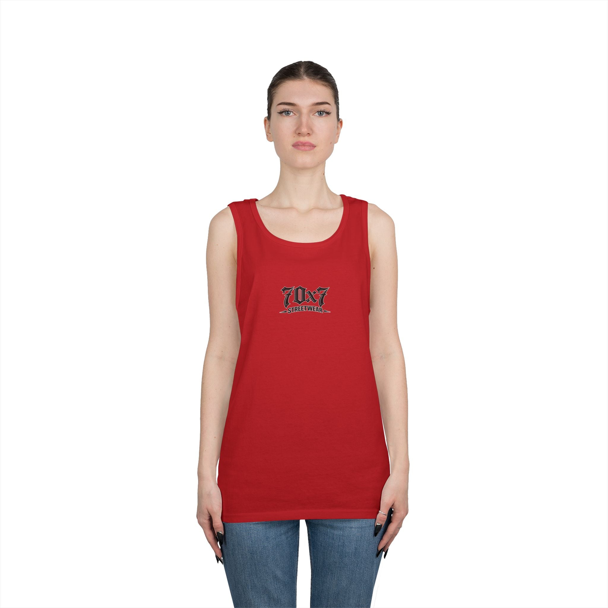 Tank Top — 70x7 Cross Graphic Christian Faith Tank