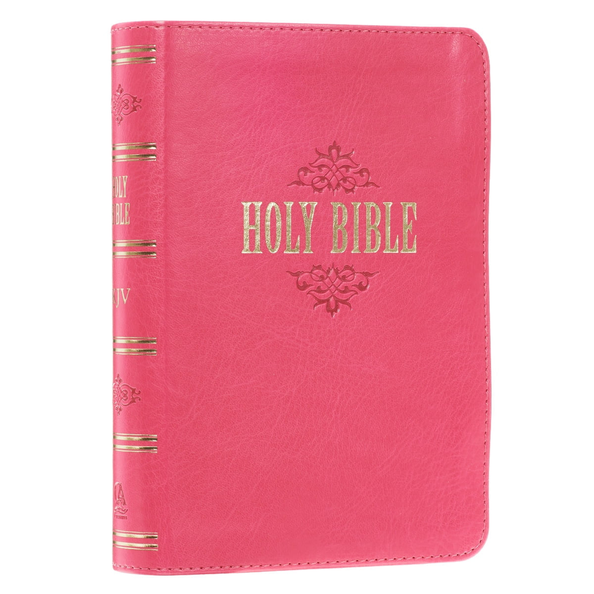 KJV Compact Large Print Lux-Leather Pink (Large Print) (Hardcover)