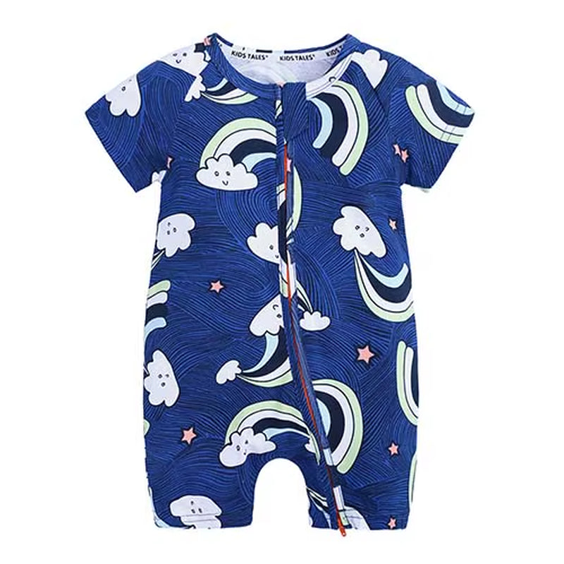 Unisex Newborn Baby Rompers Cotton Baby Boy Clothes Infant Jumpsuits Summer Bebe Clothes Short Sleeve Baby Girls Rompers Summer