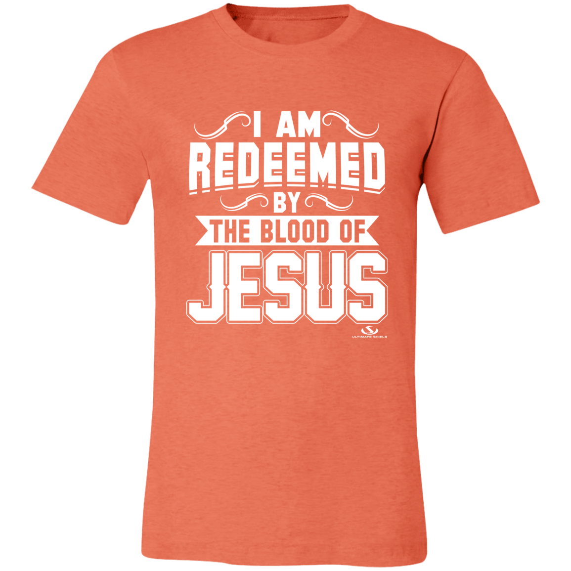 I AM REDEEMED BY THE BLOOD OF JESUS  Unisex Jersey Short-Sleeve T-Shirt