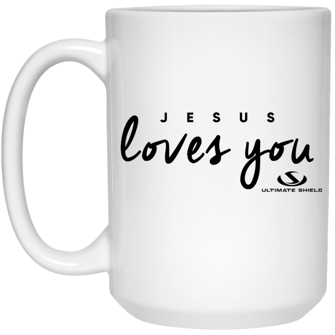 JESUS loves you 15 oz. White Mug