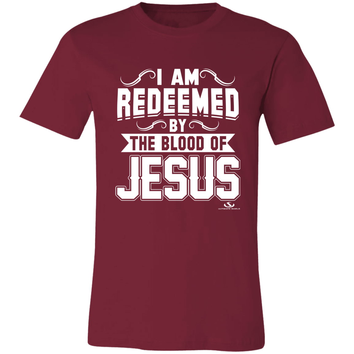 I AM REDEEMED BY THE BLOOD OF JESUS  Unisex Jersey Short-Sleeve T-Shirt