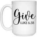 Give 15 oz. White Mug