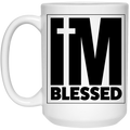 I'm blessed 15 oz. White Mug