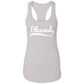 BLESSED  Ladies Ideal Racerback Tank