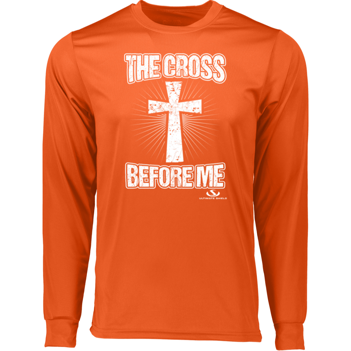 THE CROSS BEFORE ME  Long Sleeve Moisture-Wicking Tee
