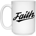 Faith 15 oz. White Mug
