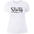 She is strong NL3900 Ladies' Boyfriend T-Shirt