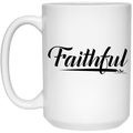 Faithful 15 oz. White Mug