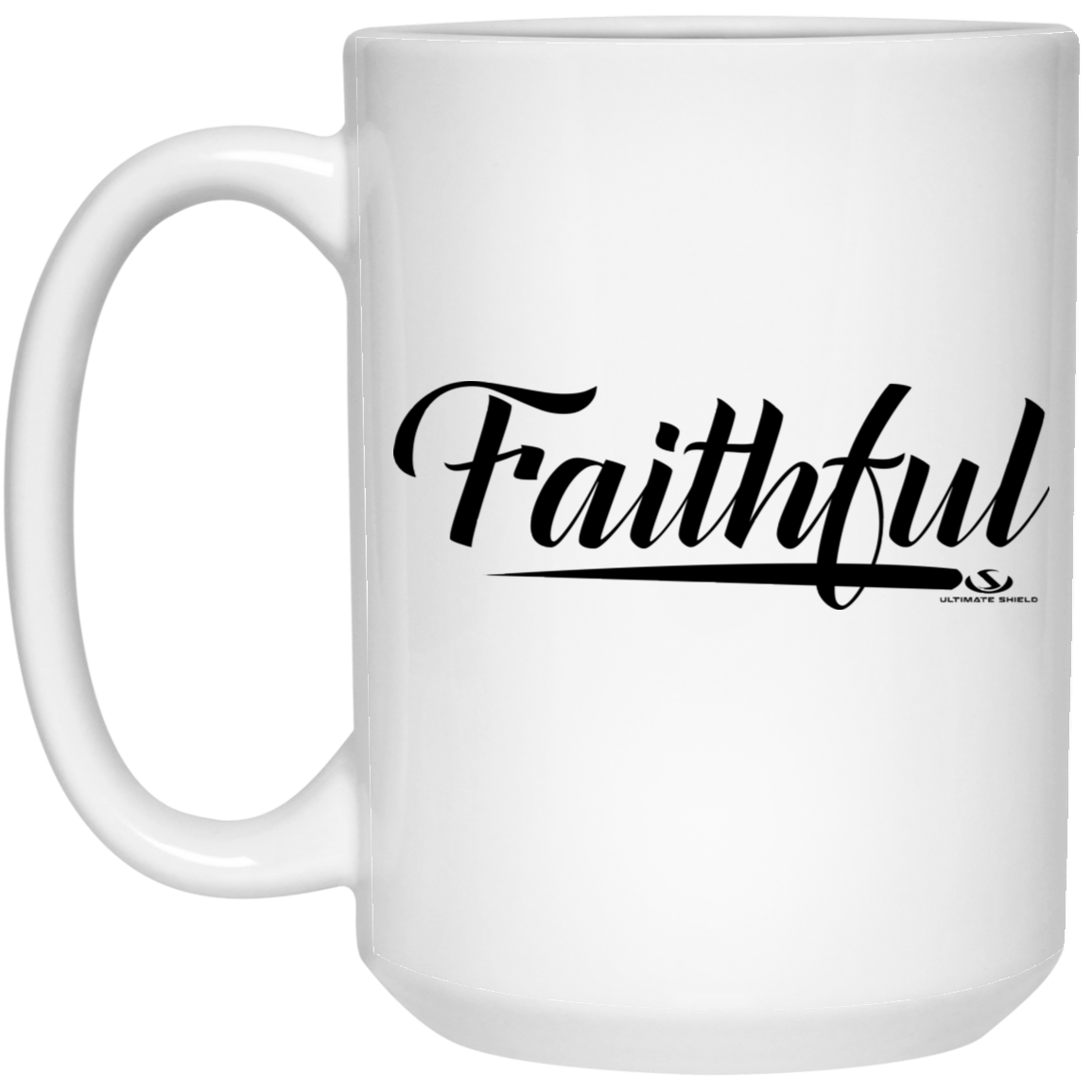 Faithful 15 oz. White Mug