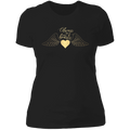 Always in our heartsLadies' Boyfriend T-Shirt