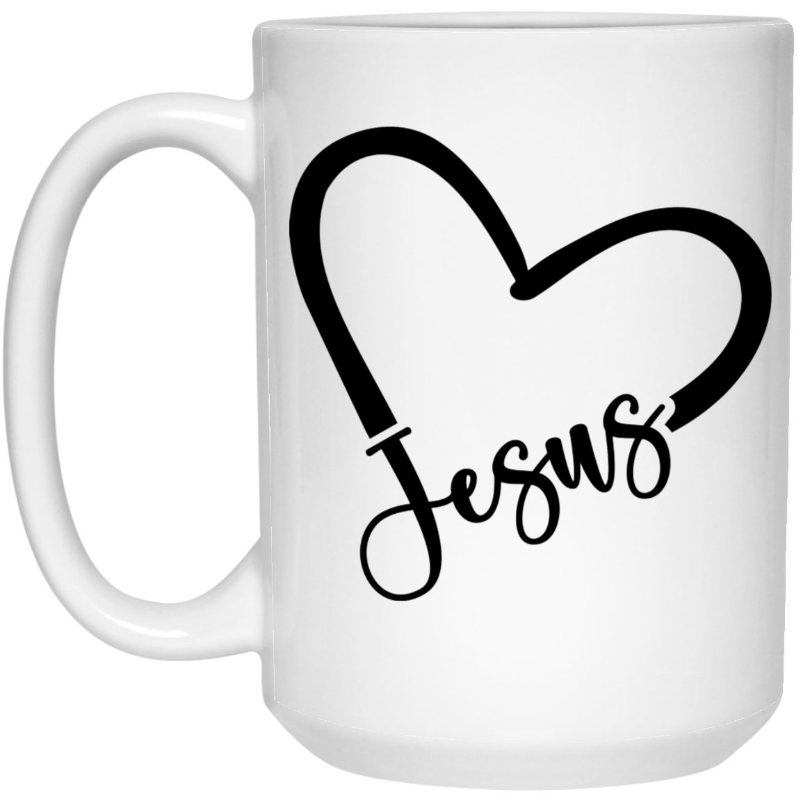 Jesus 15 oz. White Mug