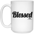 Blessed 15 oz. White Mug