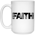 Faith 15 oz. White Mug