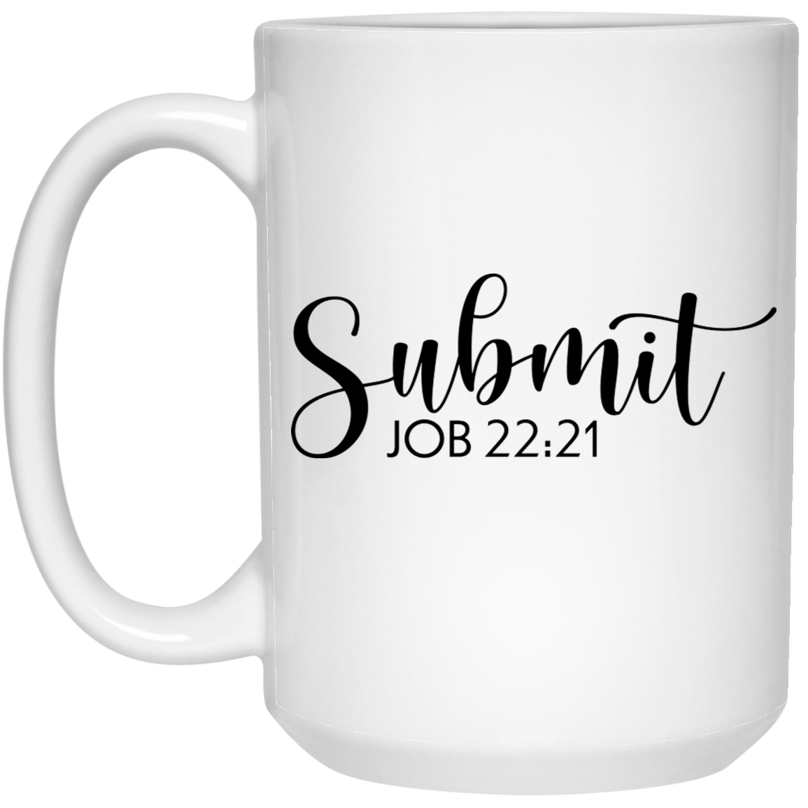 Submit 15 oz. White Mug