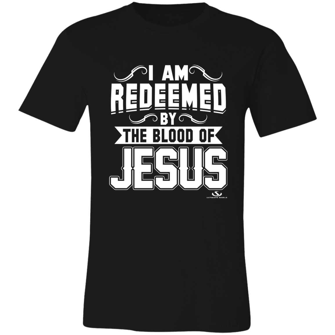 I AM REDEEMED BY THE BLOOD OF JESUS  Unisex Jersey Short-Sleeve T-Shirt