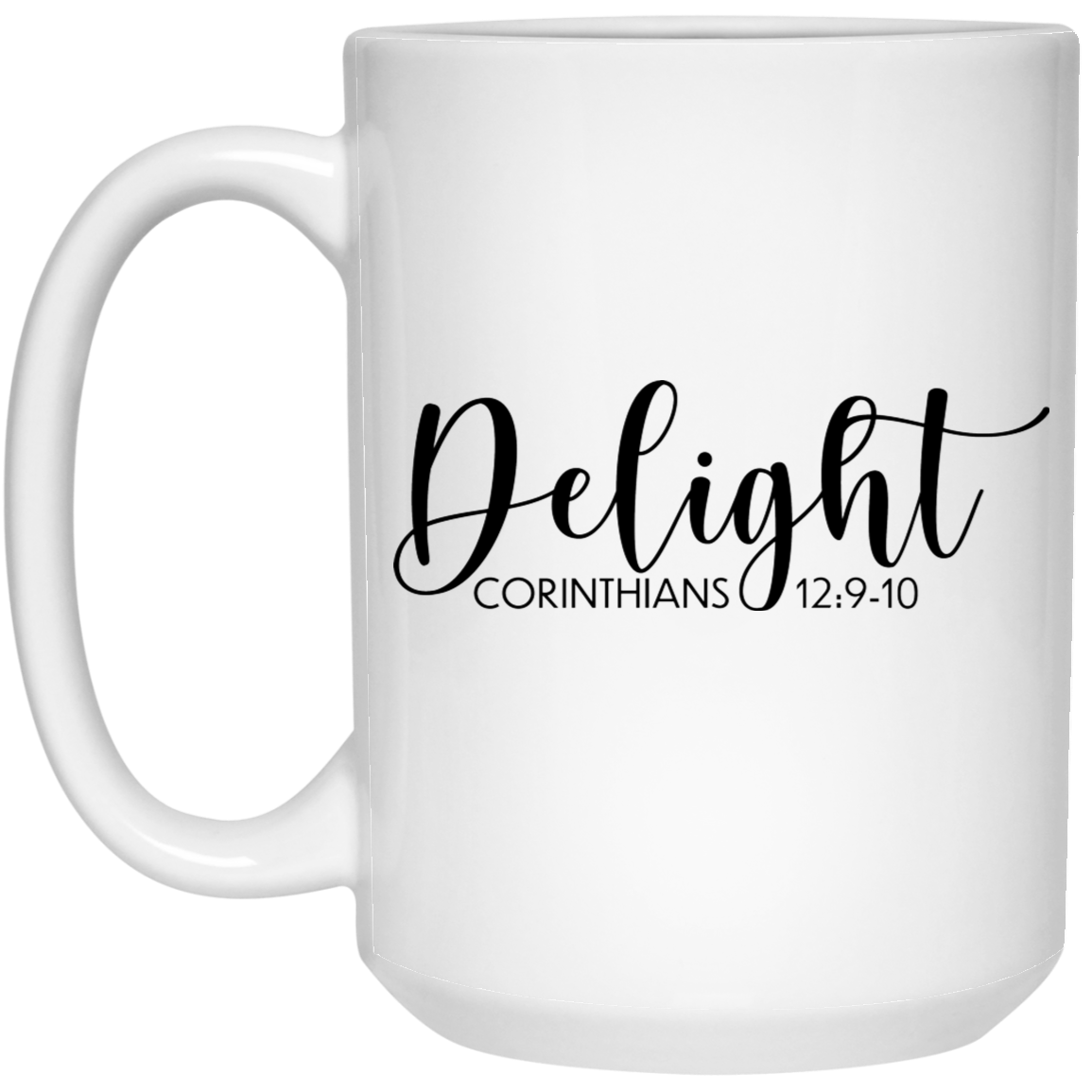 Delight 15 oz. White Mug