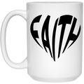 Faith 15 oz. White Mug