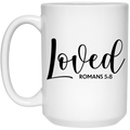 Loved 15 oz. White Mug
