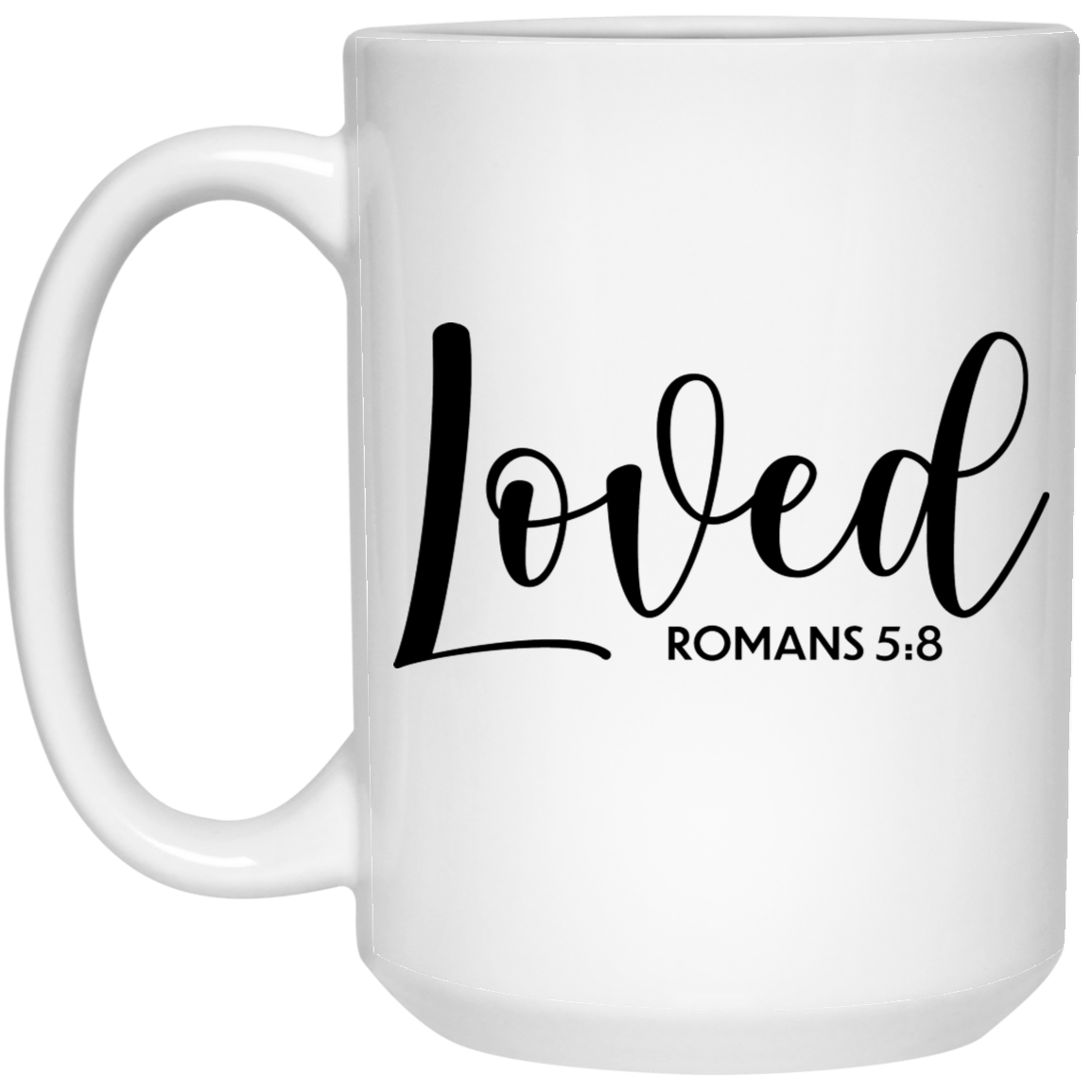 Loved 15 oz. White Mug
