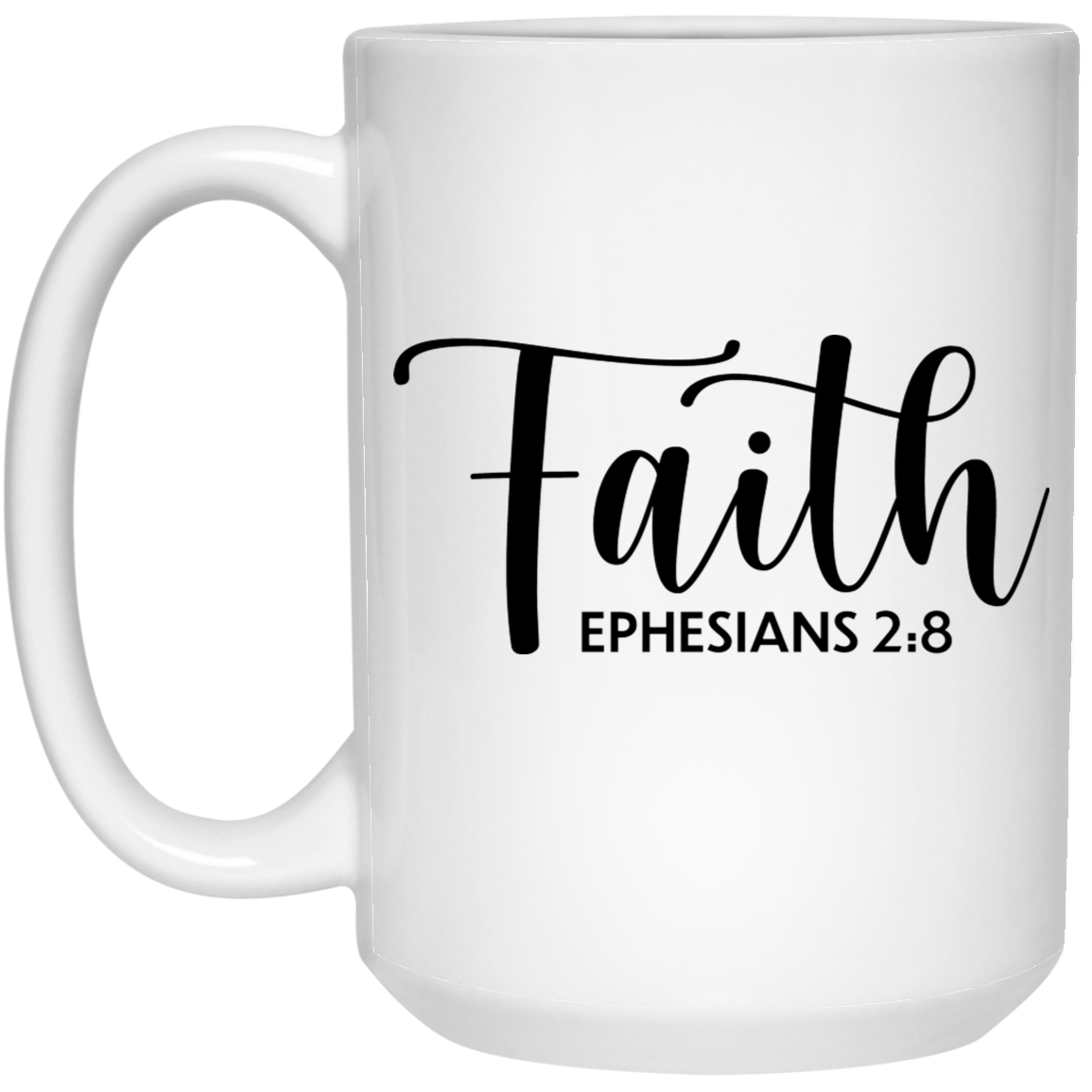 Faith 15 oz. White Mug