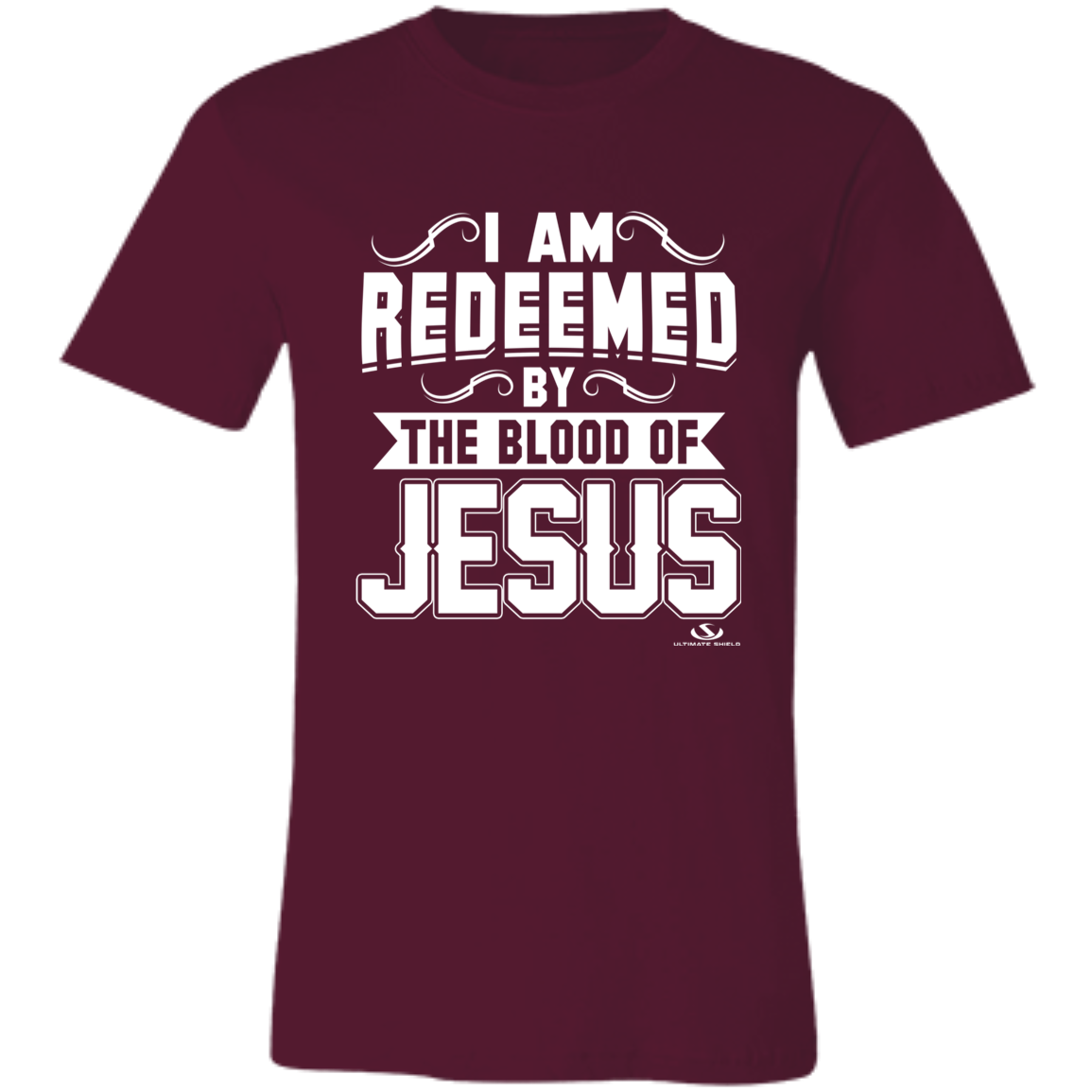 I AM REDEEMED BY THE BLOOD OF JESUS  Unisex Jersey Short-Sleeve T-Shirt