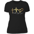 Faith hope love Ladies' Boyfriend T-Shirt
