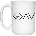 G> 15 oz. White Mug