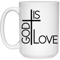 God is love15 oz. White Mug