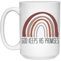 God keeps his promises 15 oz. White Mug