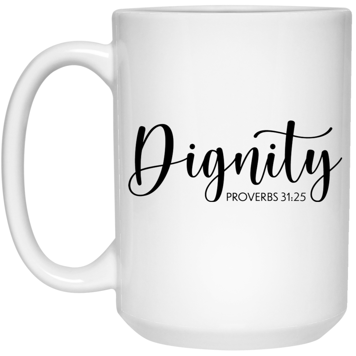 Dignity 15 oz. White Mug