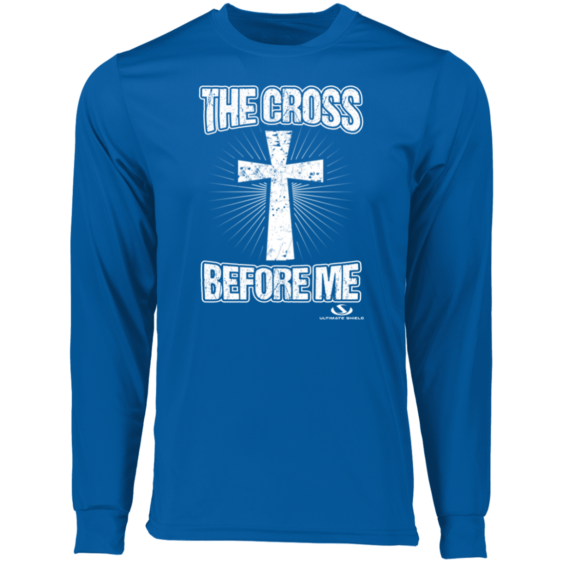 THE CROSS BEFORE ME  Long Sleeve Moisture-Wicking Tee