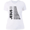 Jesus is Ladies' Boyfriend T-Shirt