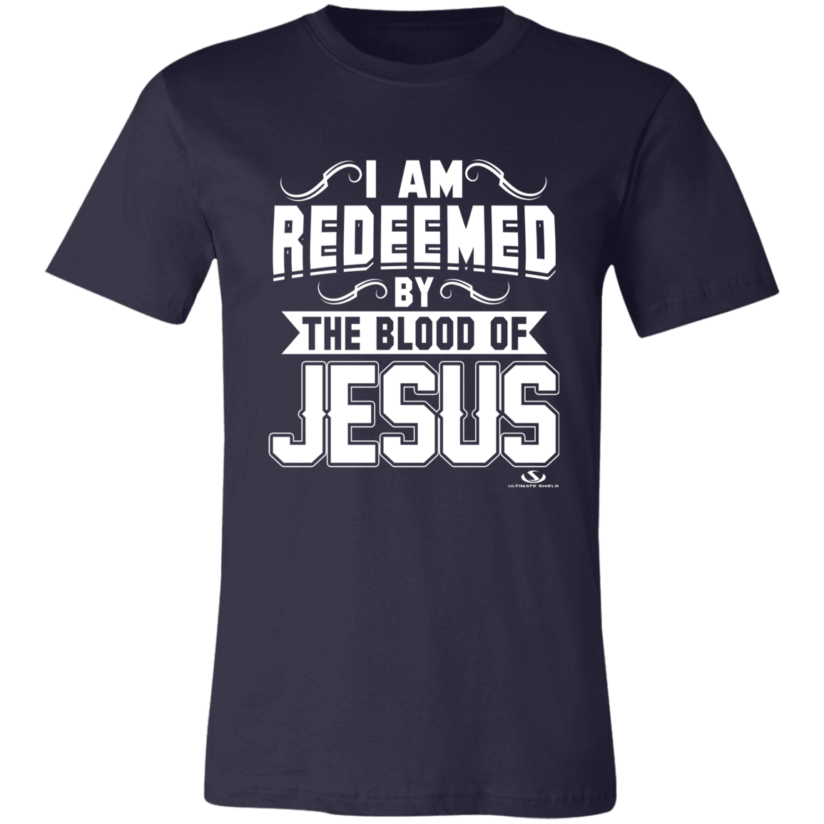 I AM REDEEMED BY THE BLOOD OF JESUS  Unisex Jersey Short-Sleeve T-Shirt