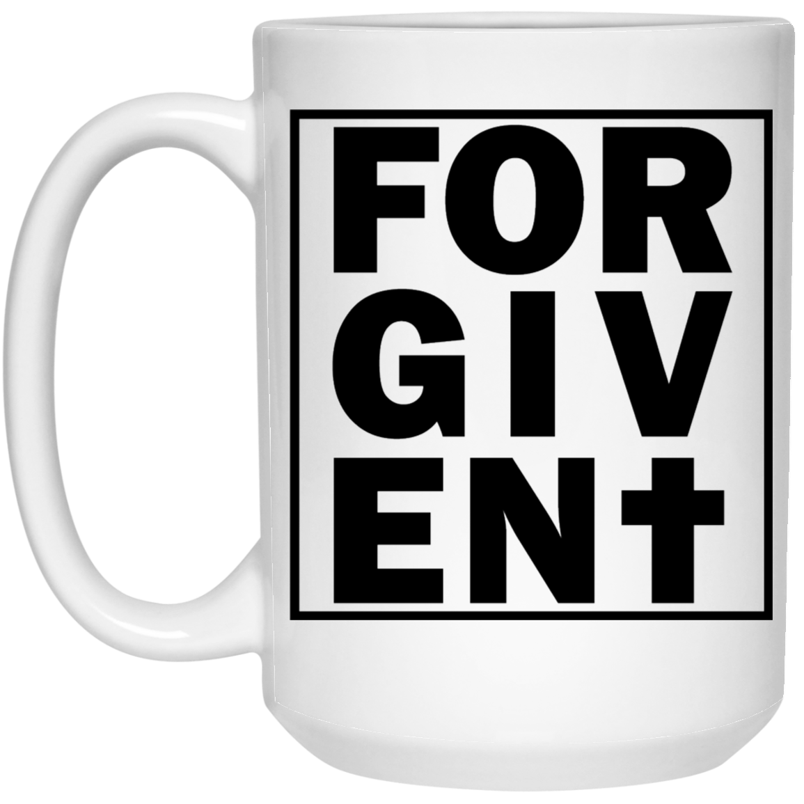 Forgiven 15 oz. White Mug