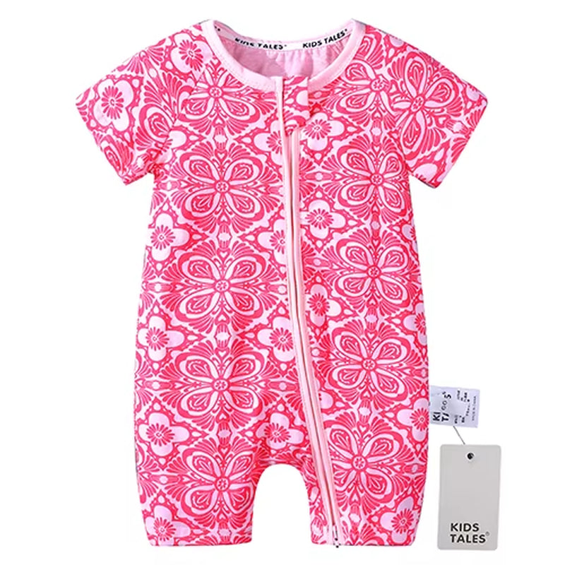 Unisex Newborn Baby Rompers Cotton Baby Boy Clothes Infant Jumpsuits Summer Bebe Clothes Short Sleeve Baby Girls Rompers Summer