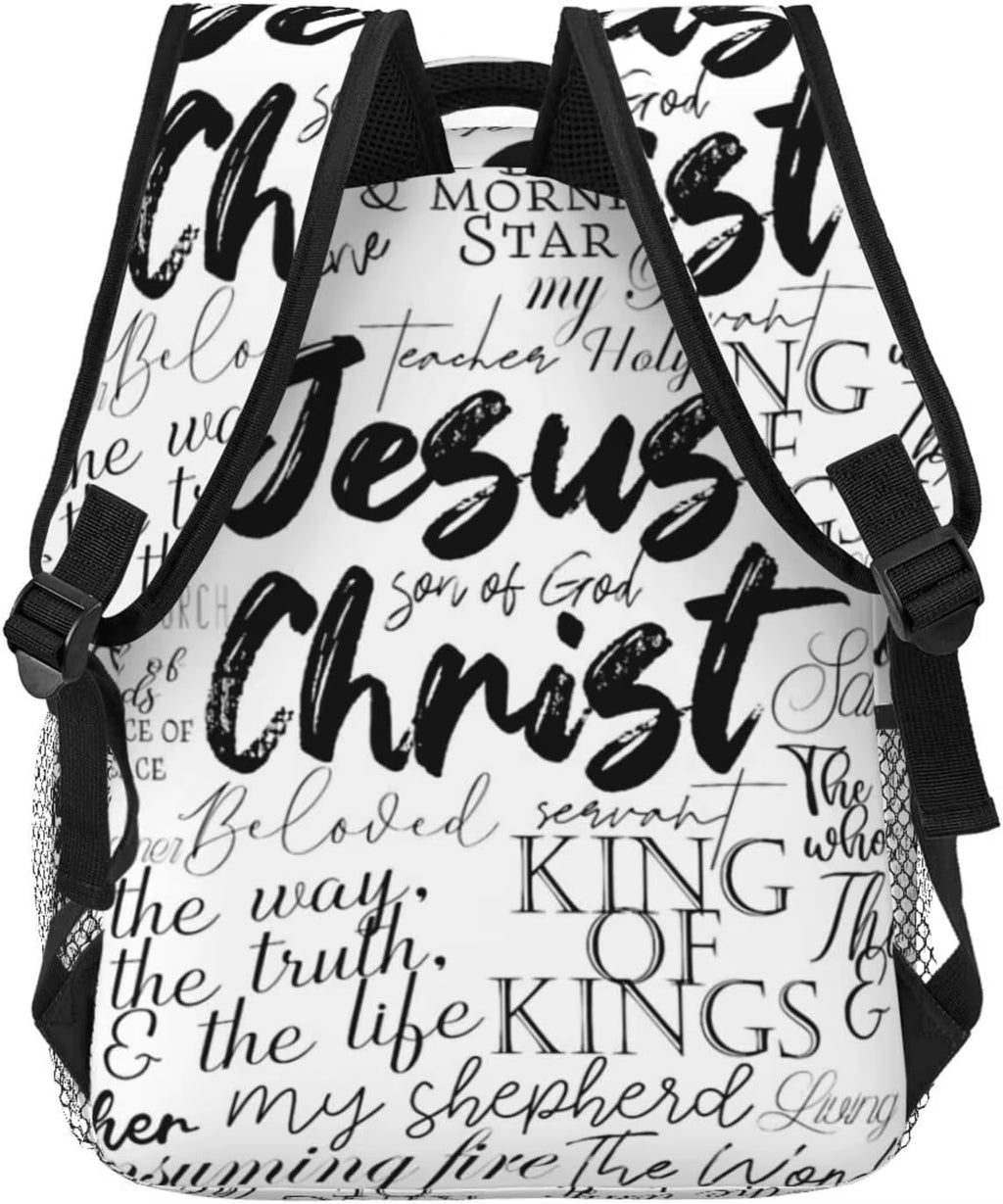 Christian Backpacks Jesus Cross Laptop Bookbag 