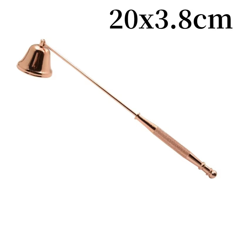 Candle Extinguishing Tool Black Metal Candle Extinguisher Candle Wick Trimming Scissors/Hook/Candle Tray/Candle Nursing Tool