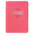 KJV Compact Large Print Lux-Leather Pink (Large Print) (Hardcover)