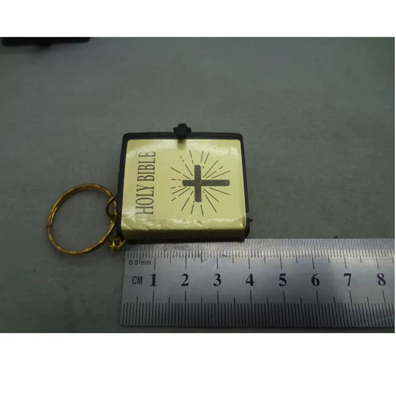 Fashion Cute Mini Holy Bible Book Keychains Accessories