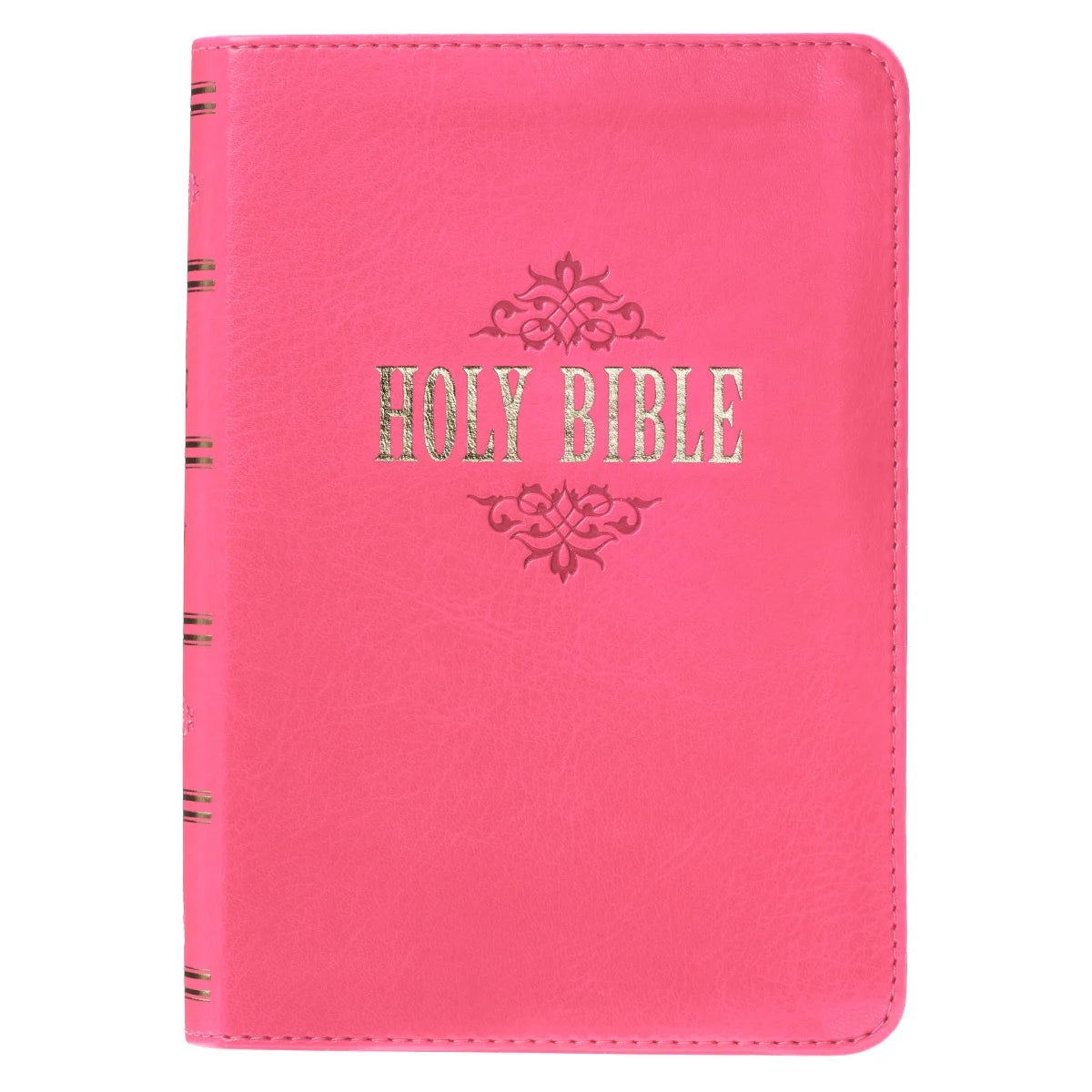 KJV Compact Large Print Lux-Leather Pink (Large Print) (Hardcover)