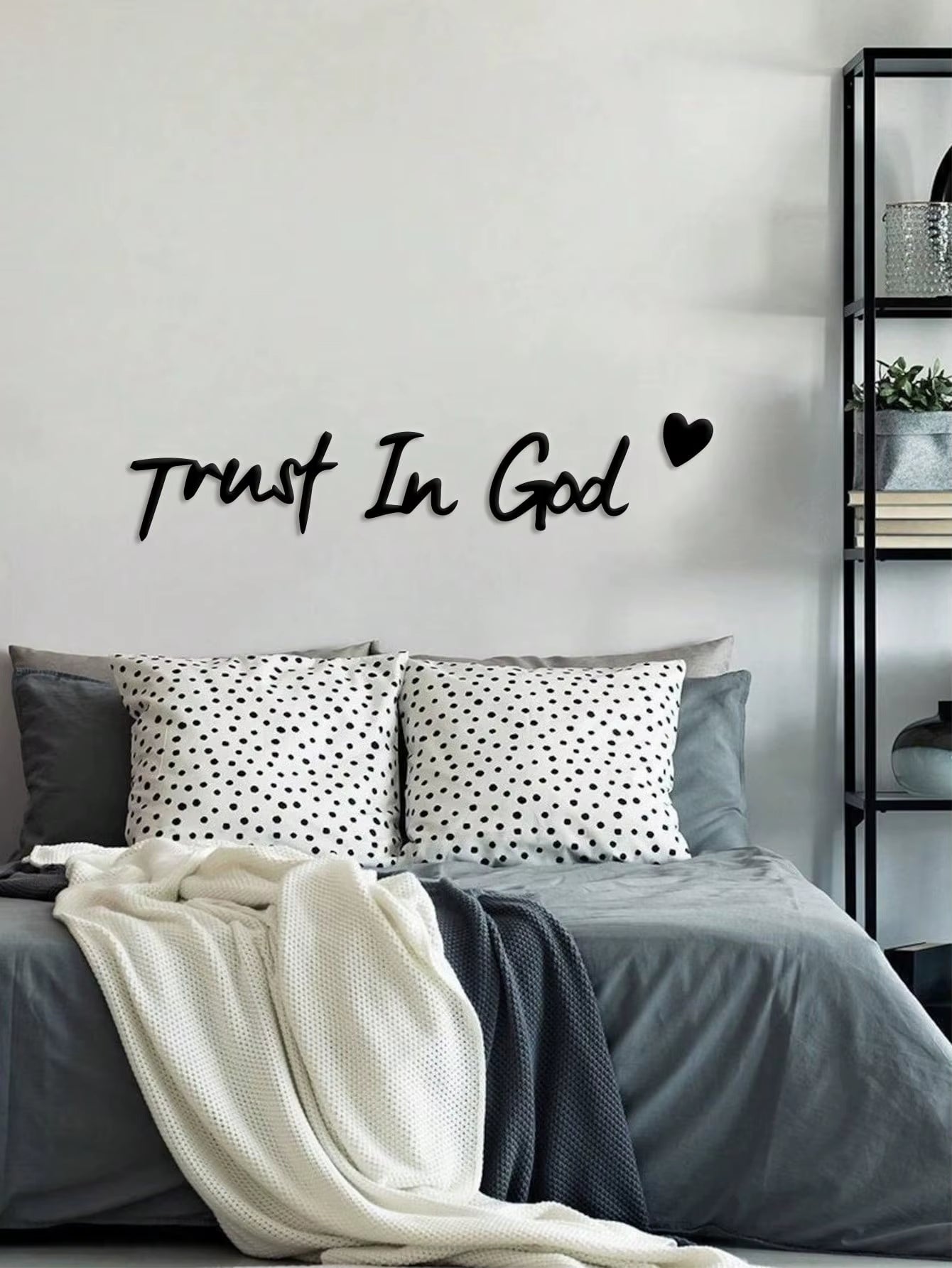 3Pc "Trust in God" Metal Wall Art 